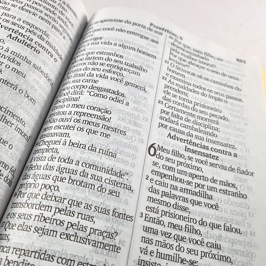 Bíblia Sagrada | NVI | Letra Jumbo | Cover book Luxo Preta