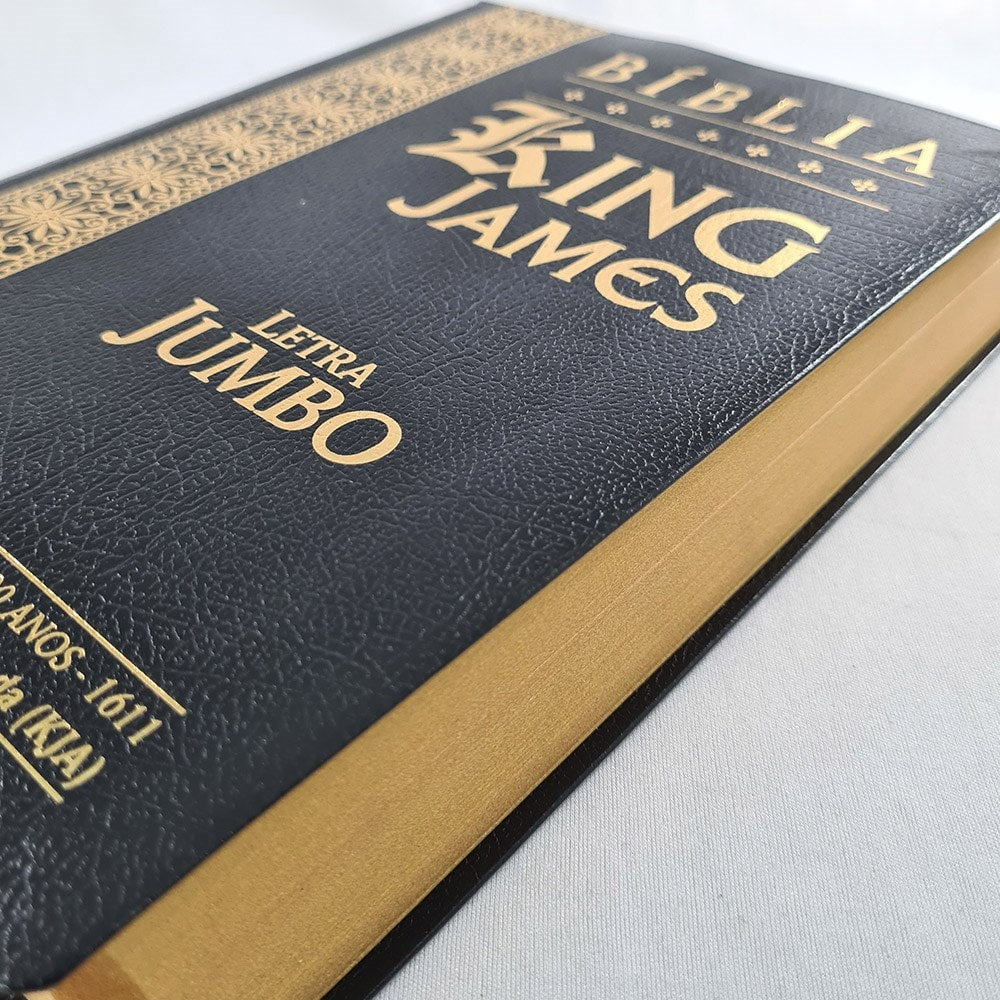 Bíblia King James Atualizada | KJA | Letra Jumbo | Capa Cover Book Preta