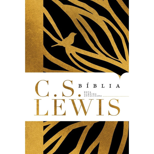 Bíblia C S Lewis | NAA | Leitura Perfeita | Capa Dura Preto e Dourado