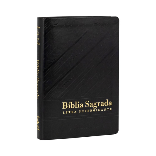 Bíblia Sagrada | Letra Supergigante | ARC | Capa Luxo Preto