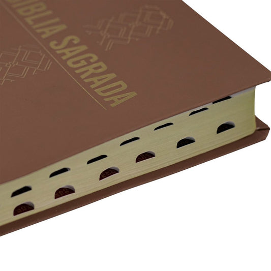 Bíblia Sagrada | Letra normal | NAA | Capa Luxo Caramelo