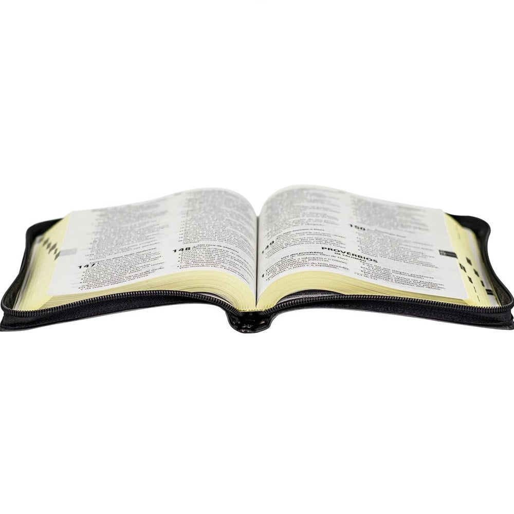 Bíblia Sagrada Cruz | ARA | Letra Grande | Capa Luxo Preta c/ Zíper