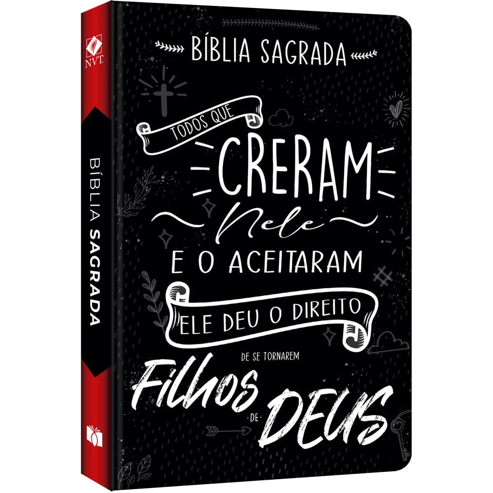 Bíblia Sagrada Lettering | NVT | Letra Normal |Flexível Soft Touch
