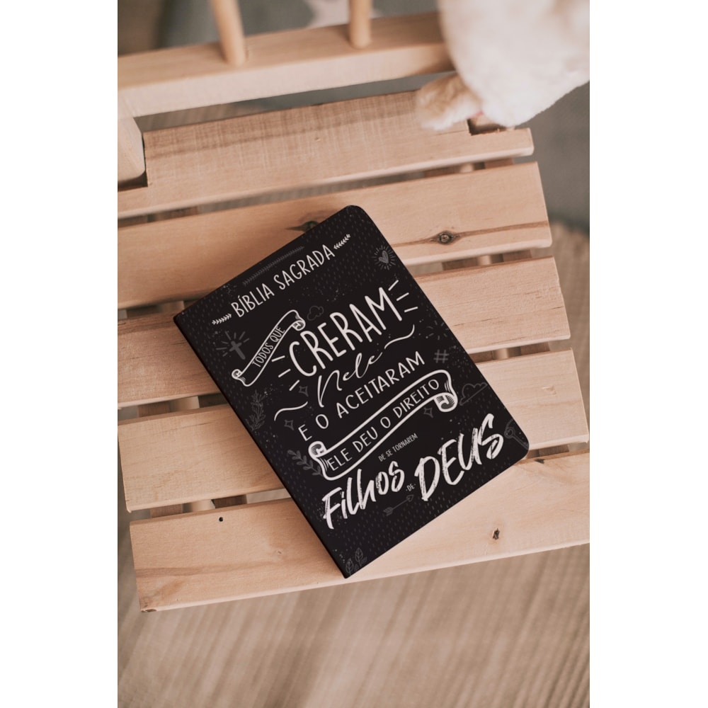 Bíblia Sagrada Lettering | NVT | Letra Normal |Flexível Soft Touch