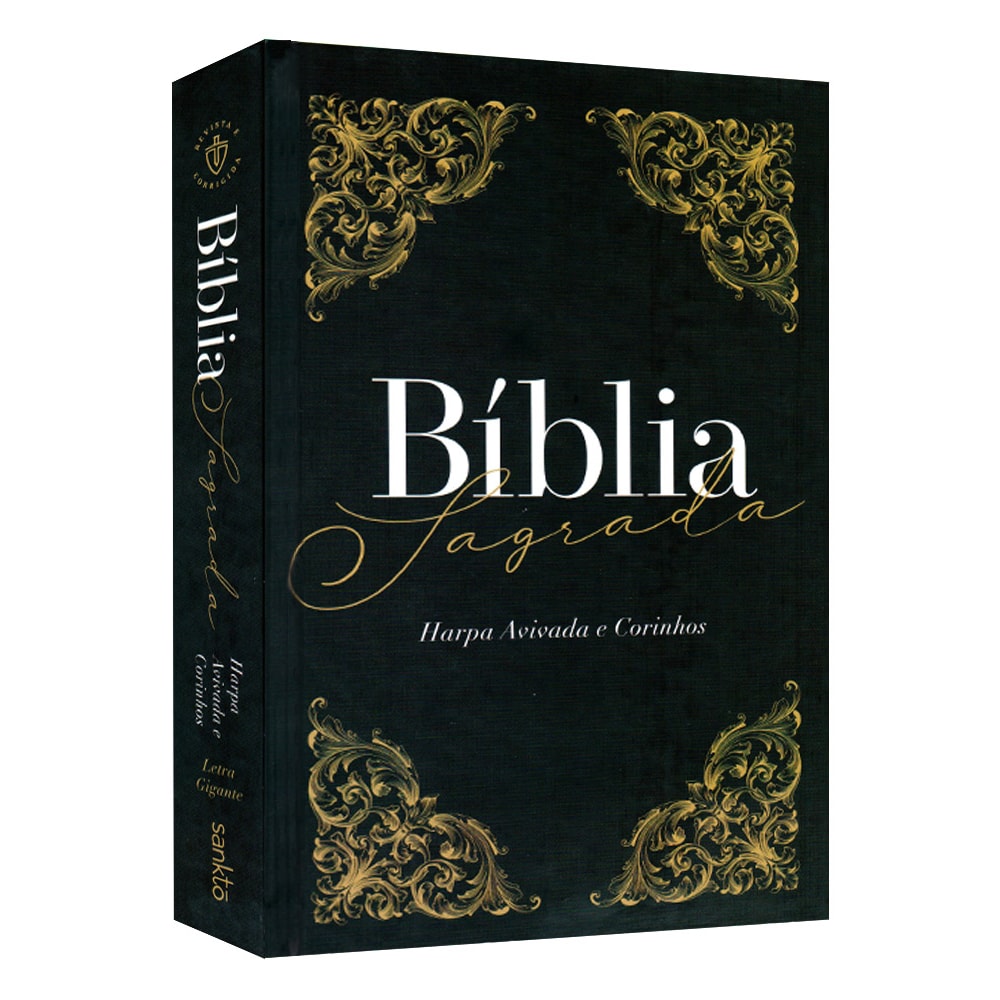 Bíblia Sagrada com Harpa Avivada e Corinhos Arabesco| ARC | Letra Gigante | Capa Dura