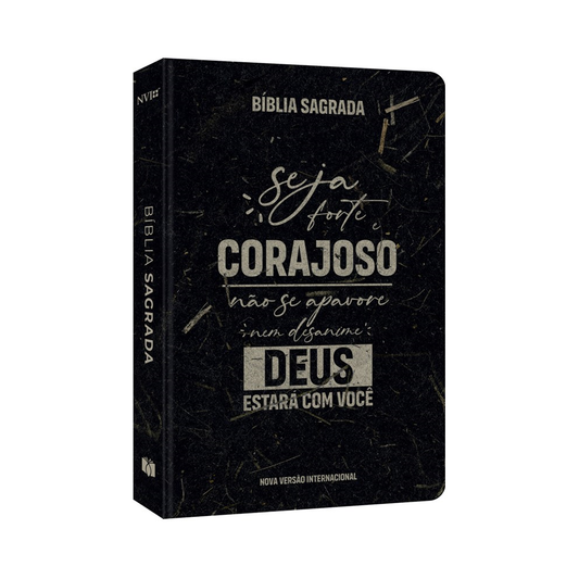 Bíblia Sagrada Seja Forte e Corajoso | NVI | Letra Normal | Flexível Soft Touch
