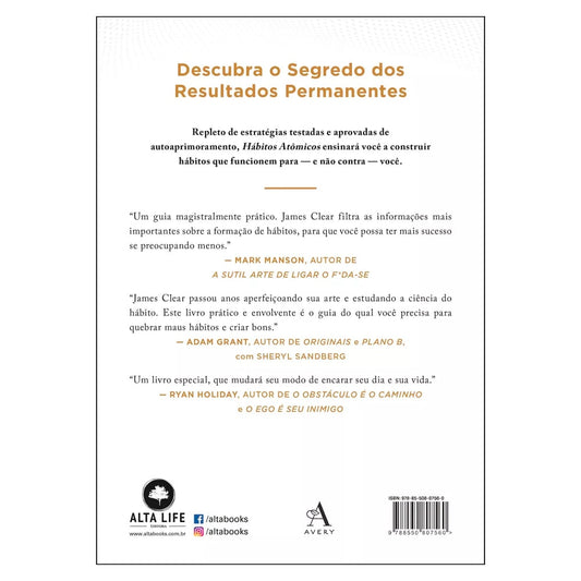 Hábitos Atômicos | James Clear
