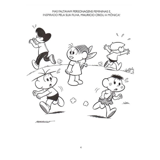 Turma da Mônica | Ler e Colorir | Brochura Vermelho