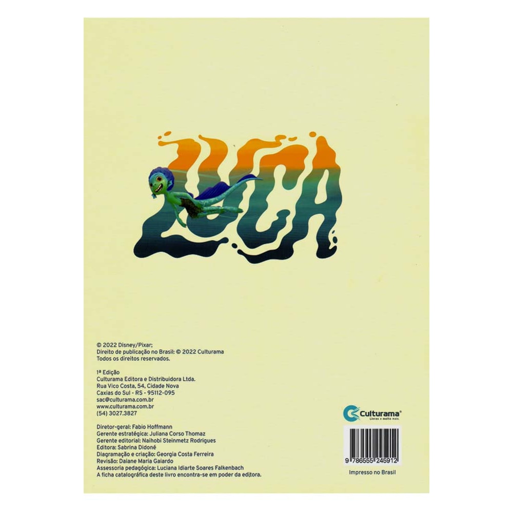 Luca | Ler e Colorir | Disney | Pixar