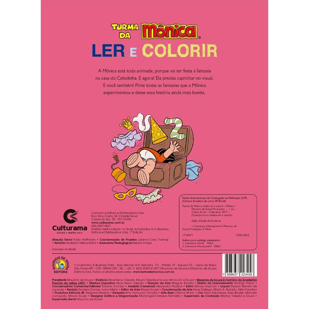 Turma Da Mônica | Ler e Colorir