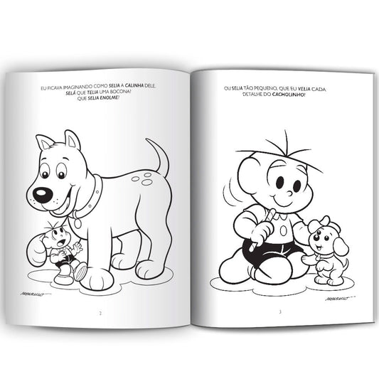 Cebolinha | Turma da Mônica | Ler e Colorir