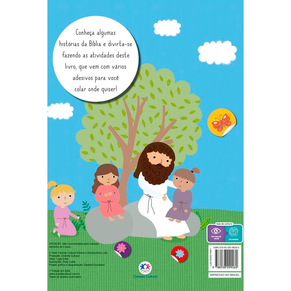 Histórias Bíblicas | Com Adesivos e Atividades | Ciranda Cultural
