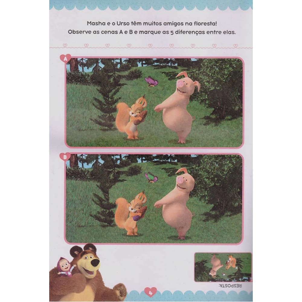Marsha e o Urso | Atividades da Floresta | Ciranda Cultural