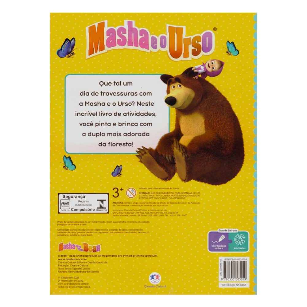 Marsha e o Urso | Atividades da Floresta | Ciranda Cultural