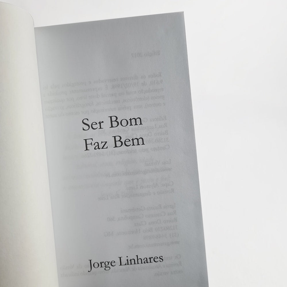 Ser Bom Faz Bem | Jorge Linhares
