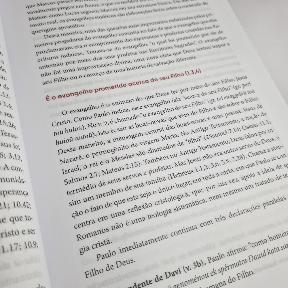 Novo Comentário Bíblico Vida | Romanos | Pablo A Deiros | Capa Dura