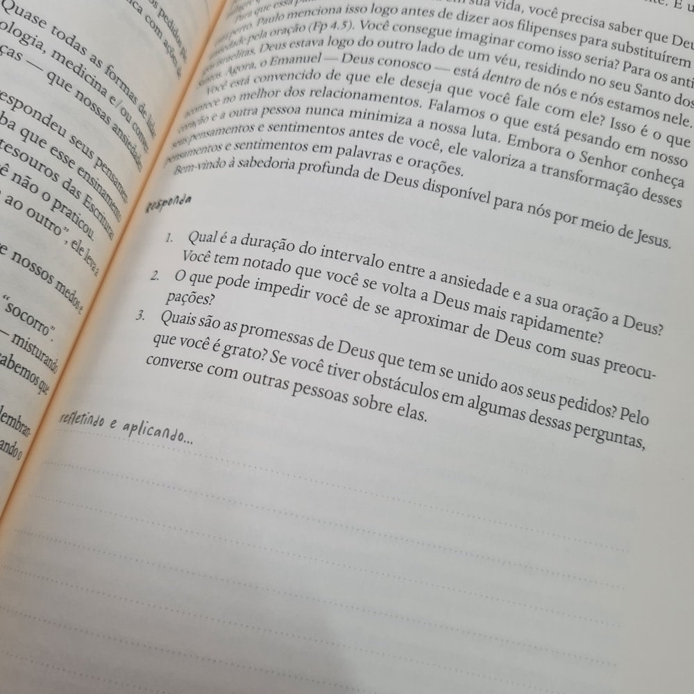 Devocional Para o Coracao Ansioso | Journal Book | Edward T. Welch