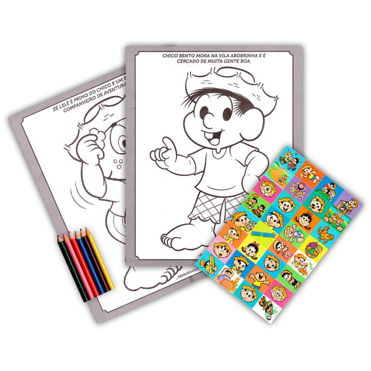 Turma do Chico Bento | Diversão com Adesivo