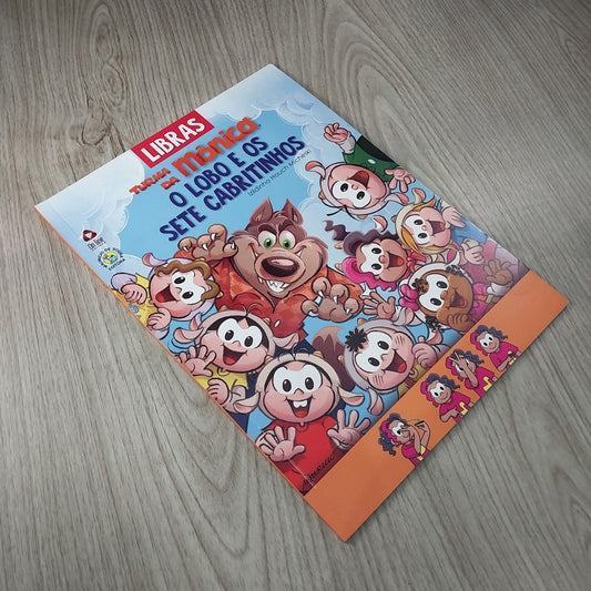 Turma da Monica | O Lobo e os Sete Cabritinhos | Libras