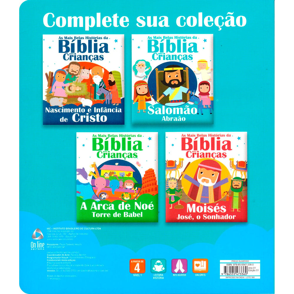As Mais Belas Historias da Biblia para Crianças | Salomão e Abraão