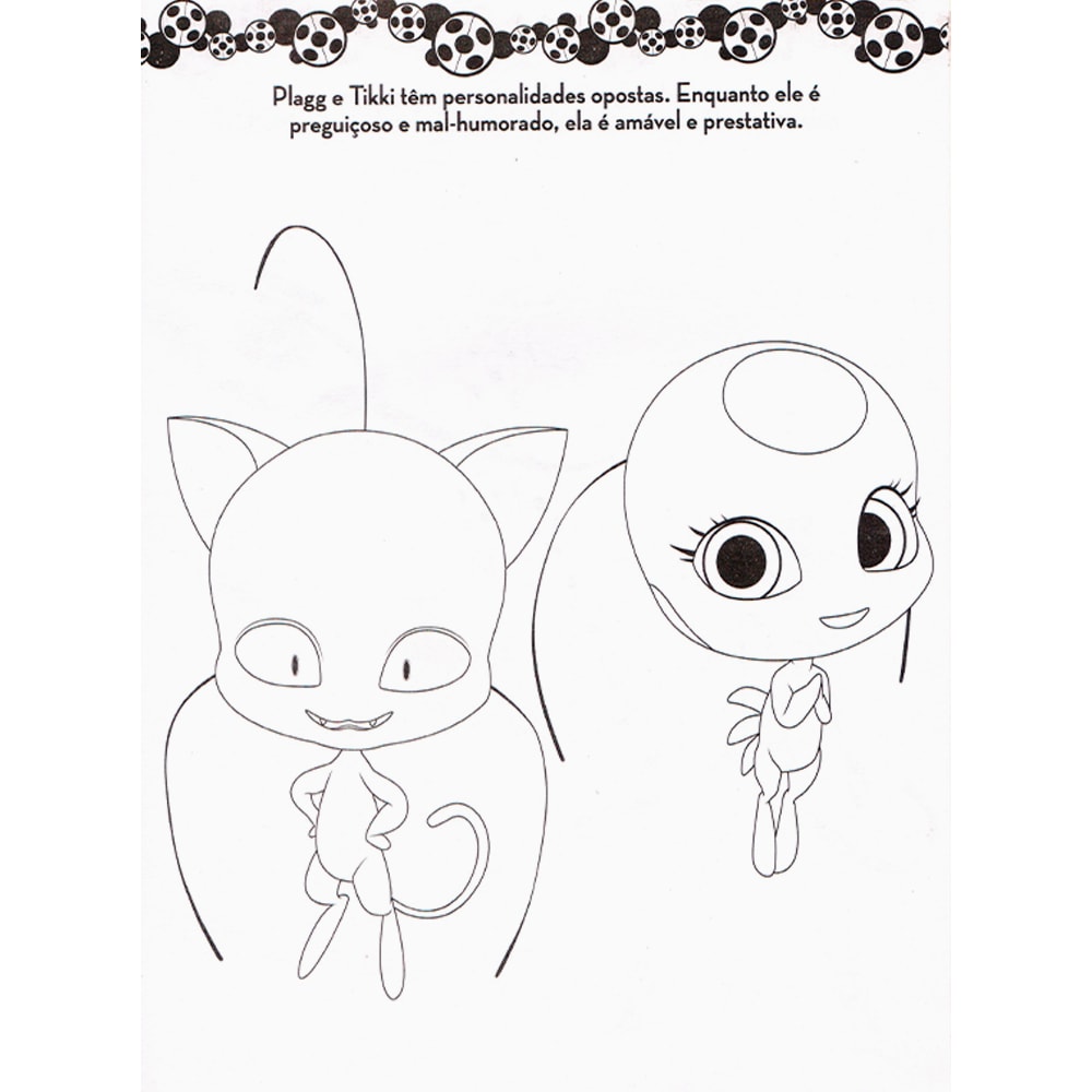Miraculous Colorindo com 101 Adesivos