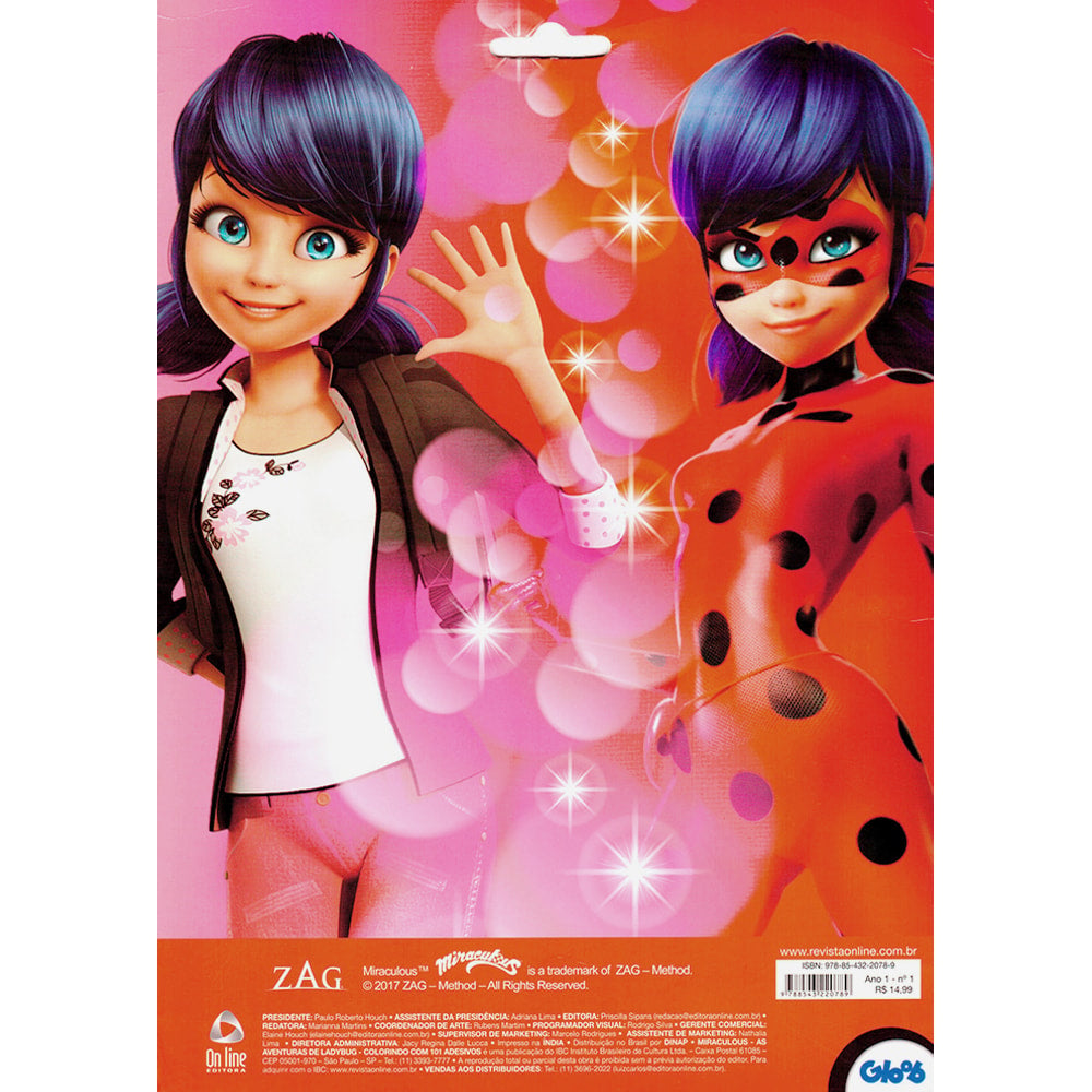 Miraculous Colorindo com 101 Adesivos