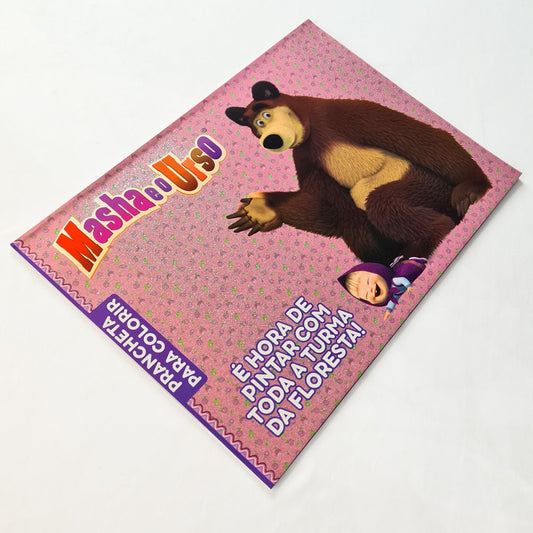 Marsha e o Urso | Prancheta para Colorir