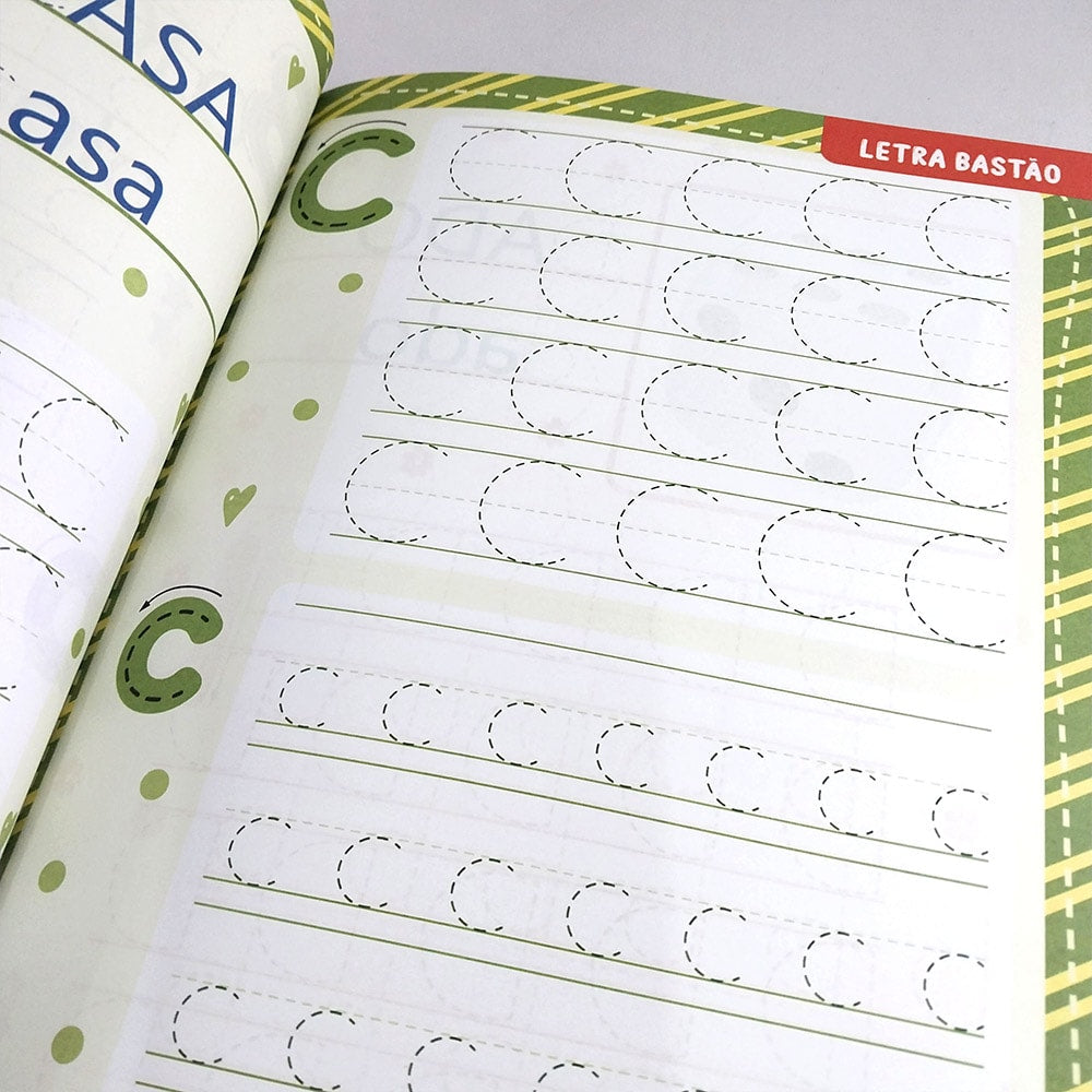 Cartilha Alfabeto em Letra Bastão | Caminho da Alfabetização
