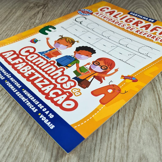 Cartilha de Caligrafia Atividades de Reforço | Caminhos da Alfabetização Vol1