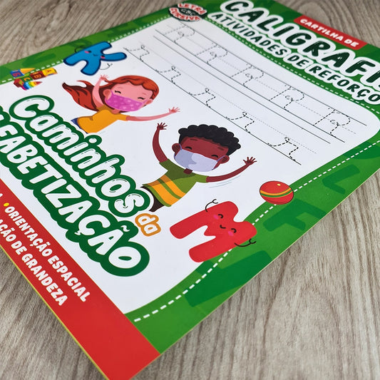 Cartilha de Caligrafia Atividades de Reforço | Caminhos da Alfabetização Vol3