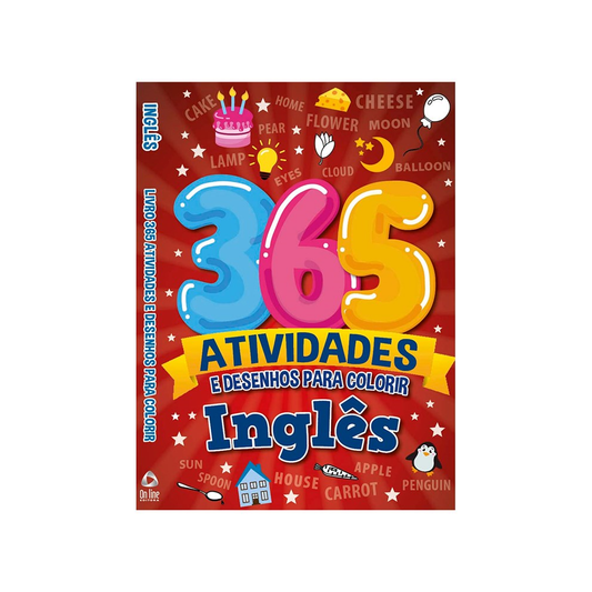 365 Atividades e Desenhos para Colorir | Inglês