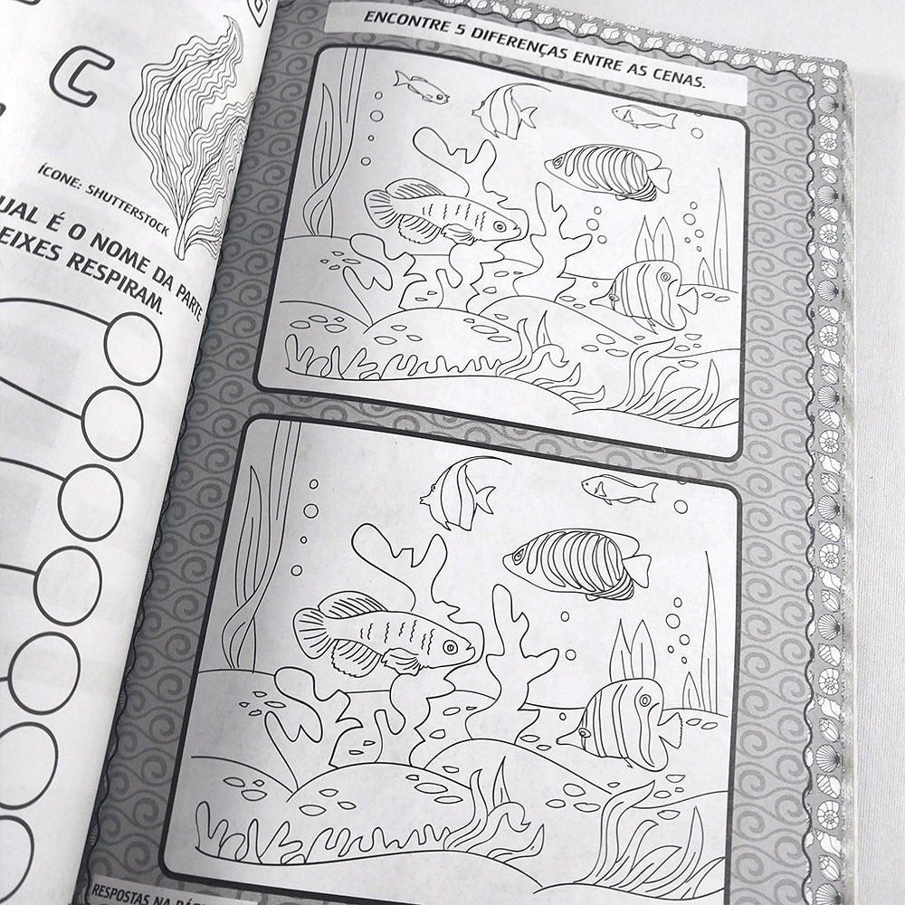 Fundo do Mar | 365 Atividade e Desenhos para Colorir