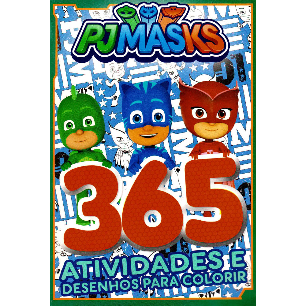 PJ Masks | 365 Atividade e Desenhos para Colorir