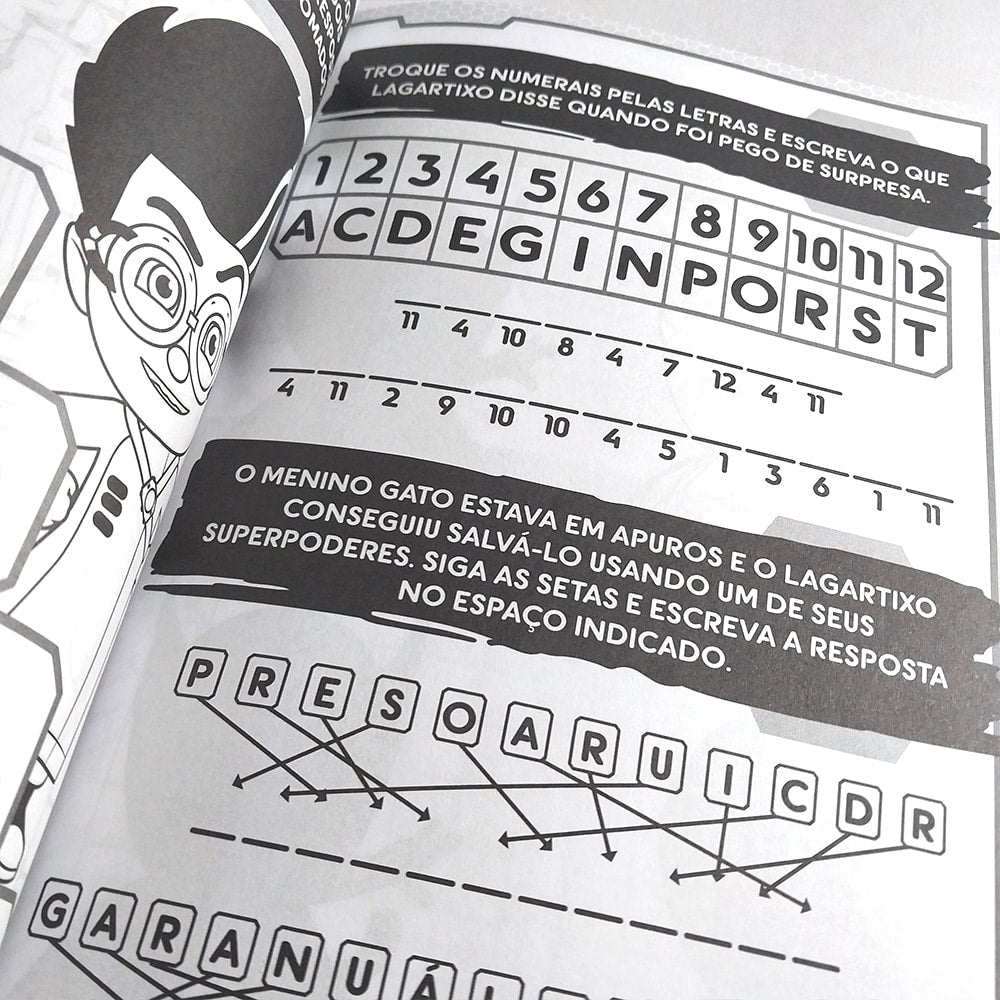 PJ Masks | 365 Atividade e Desenhos para Colorir