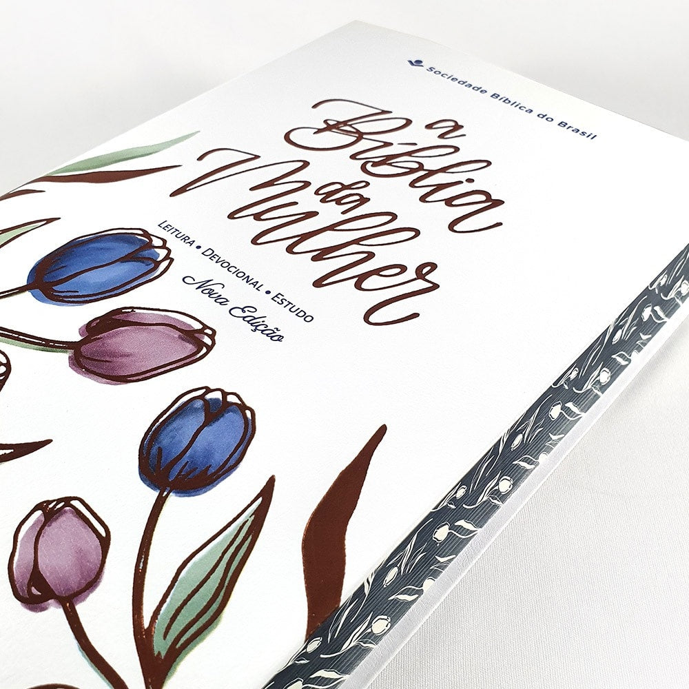 A Bíblia da Mulher | Letra Grande | ARC | Capa Luxo Branca