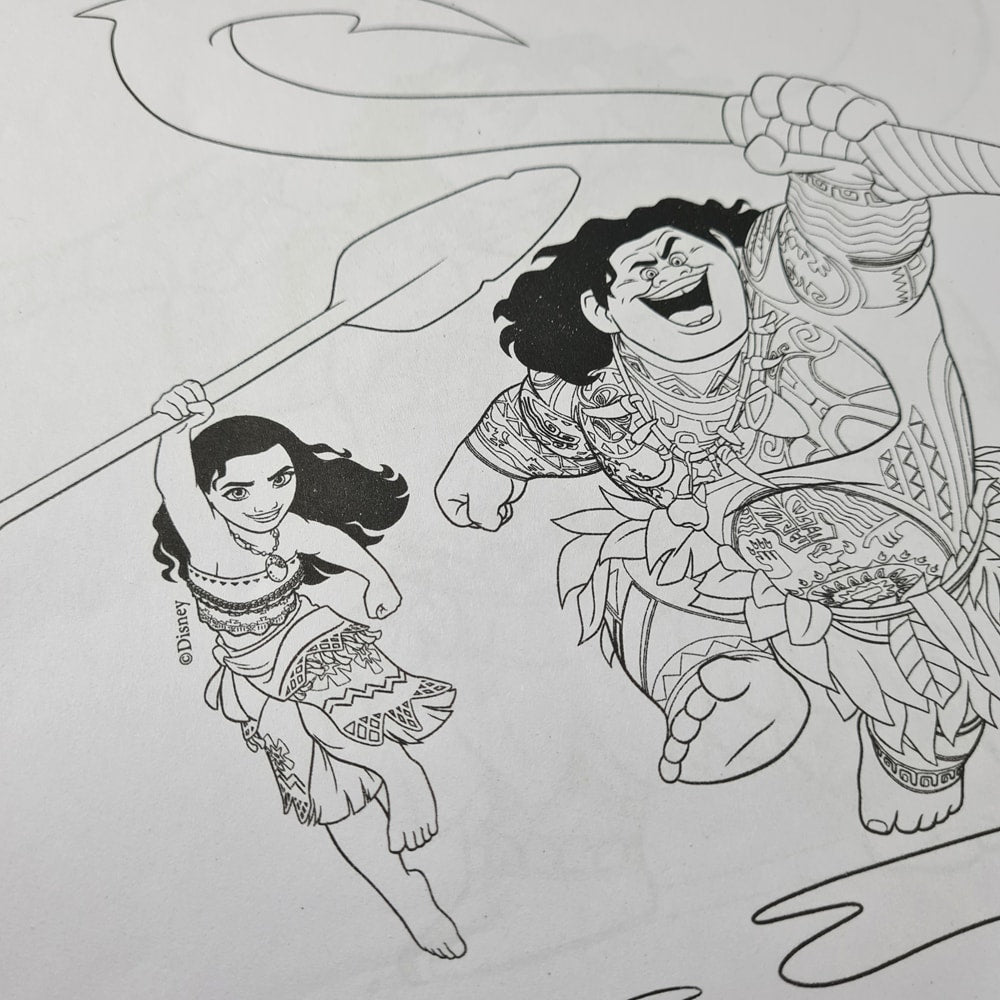 Disney Moana um Mar de Aventuras | Colorindo com Adesivos