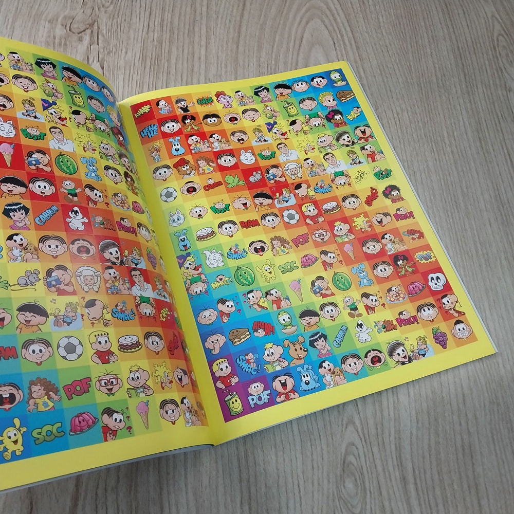 Super Livro Turma da Monica | 500 Adesivos