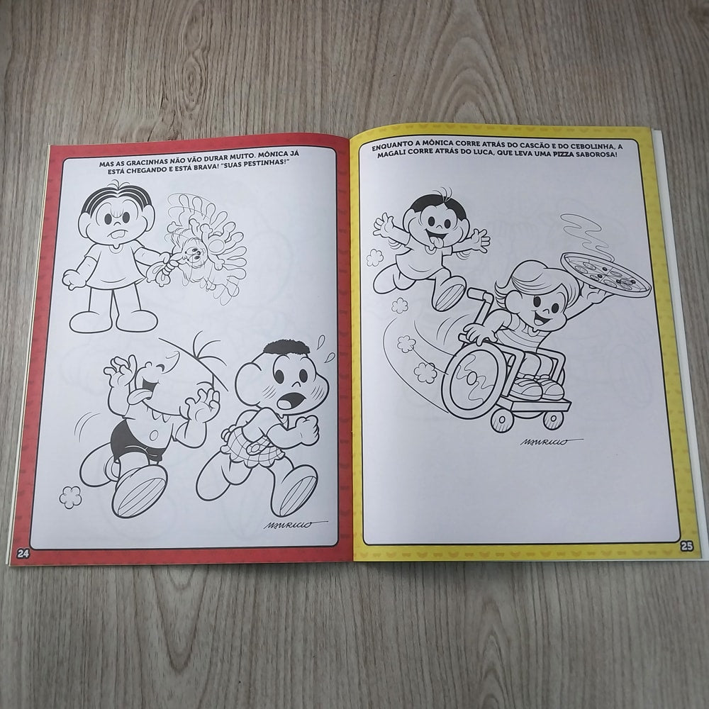 Super Livro Turma da Monica | 500 Adesivos