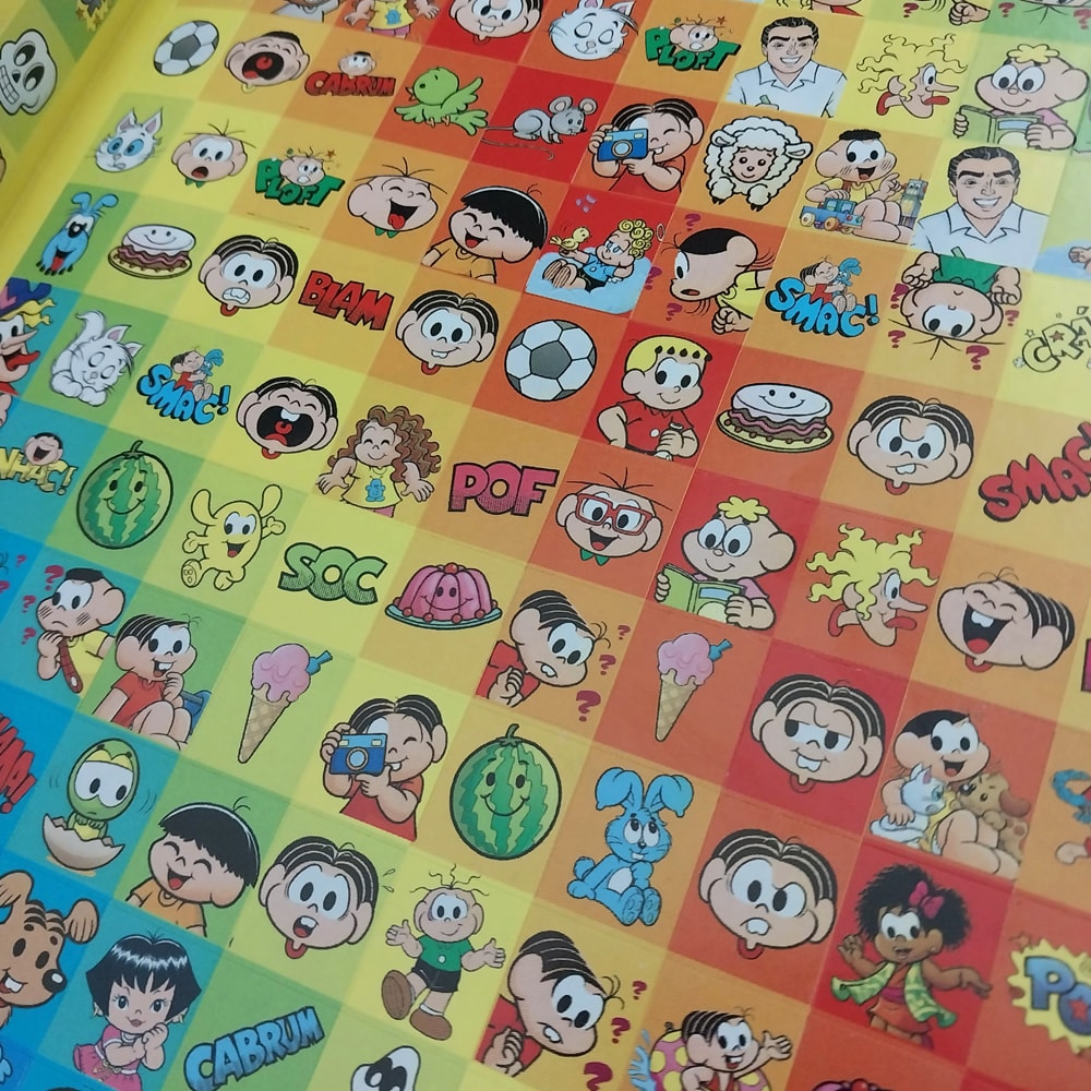 Super Livro Turma da Monica | 500 Adesivos
