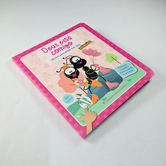 Deus está Comigo | Um Livro para Pintar com Água | Smilinguido