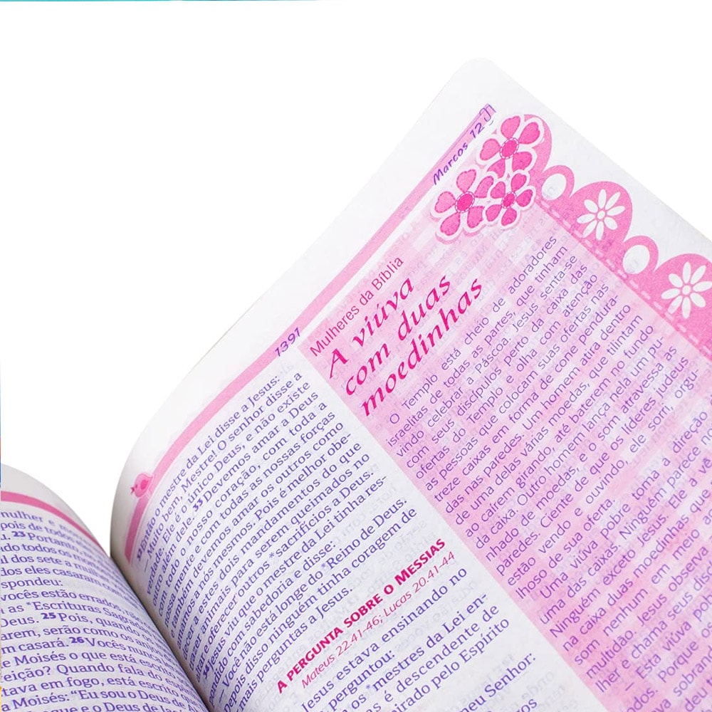 Bíblia Sagrada Entre Meninas e Deus | NTLH | Letra Normal | Capa Luxo Rostos
