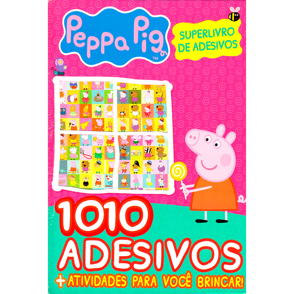 Peppa Pig | Super livro de Adesivos | 1010 Adesivos