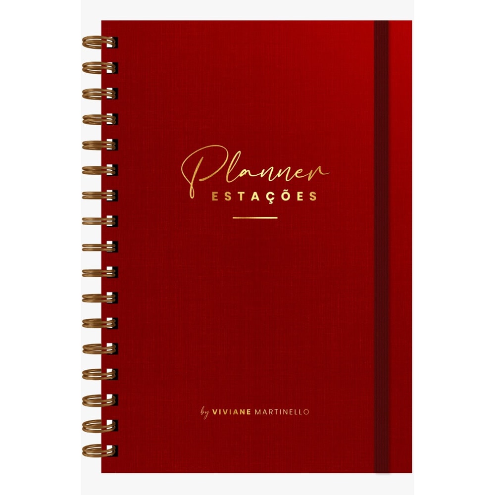 Planner Estações Vermelho | Viviane Martinello