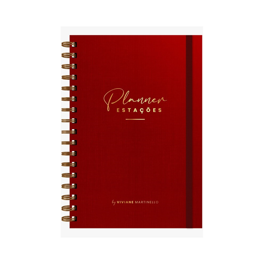 Planner Estações Vermelho | Viviane Martinello