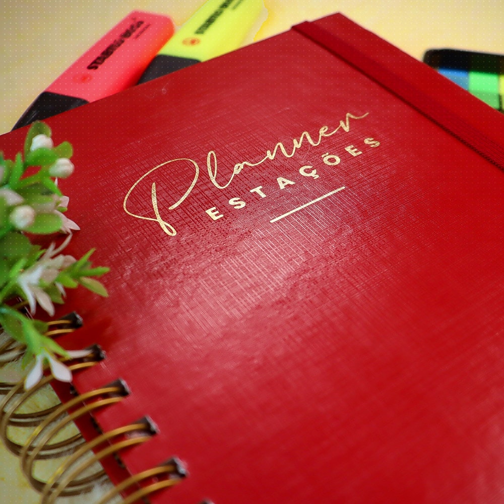 Planner Estações Vermelho | Viviane Martinello
