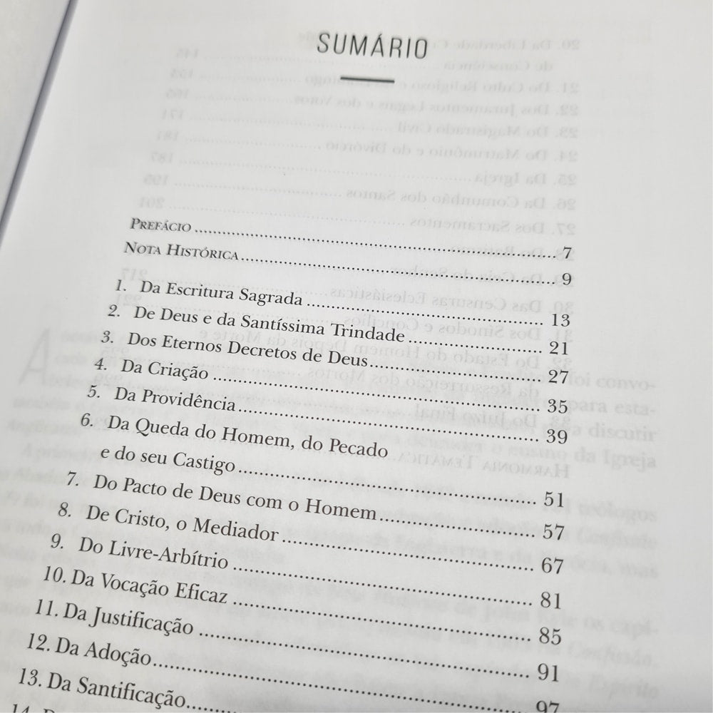 A Confissão de Fé de Westminste