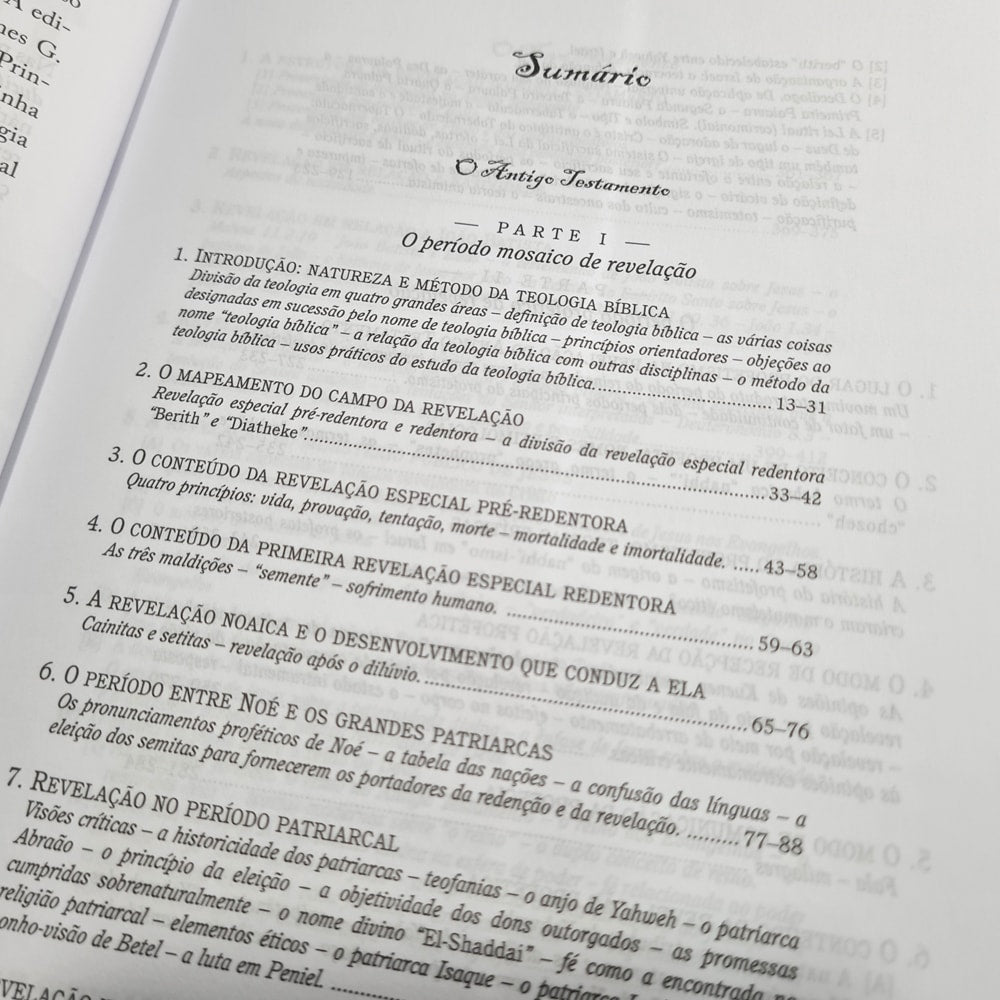 Teologia Bíblica | Antigo e Novo Testamentos | Geerhardus Vos