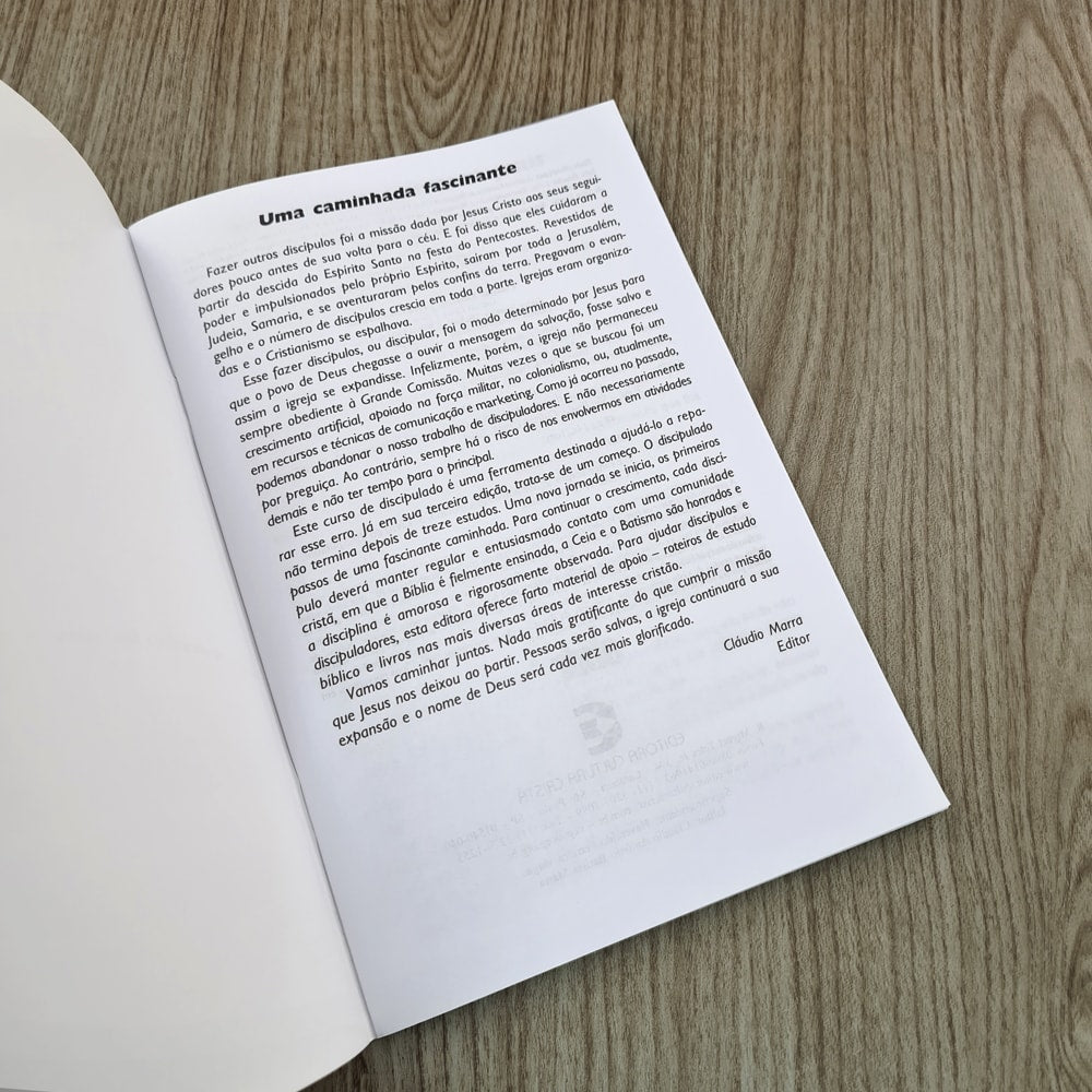 Crescimento e Discipulado | Livro do Discipulador