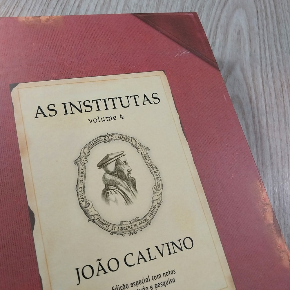 Box As Institutas de João Calvino | 4 Volumes | Capa Dura