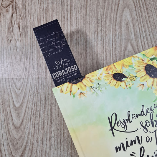 Kit 10 Marca Páginas | Seja Forte e Corajoso